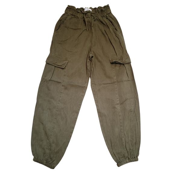ZARA 6419/520 Girls Cargo Balloon Pants Sz 13-14 Jr Blogger Trend Streetwear - Picture 1 of 8